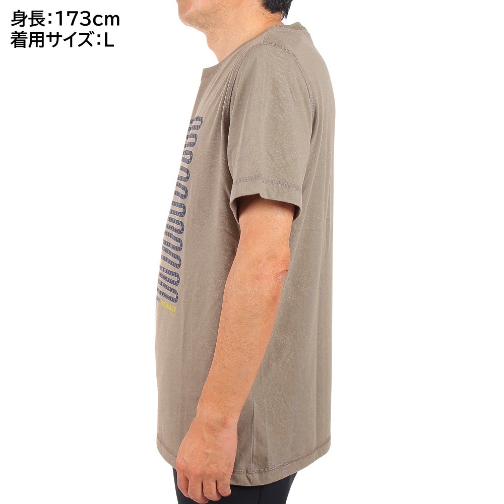 マムート（MAMMUT）（メンズ）半袖 Tシャツ Core Tシャツ ロープ 1017-04040-00384 グレー