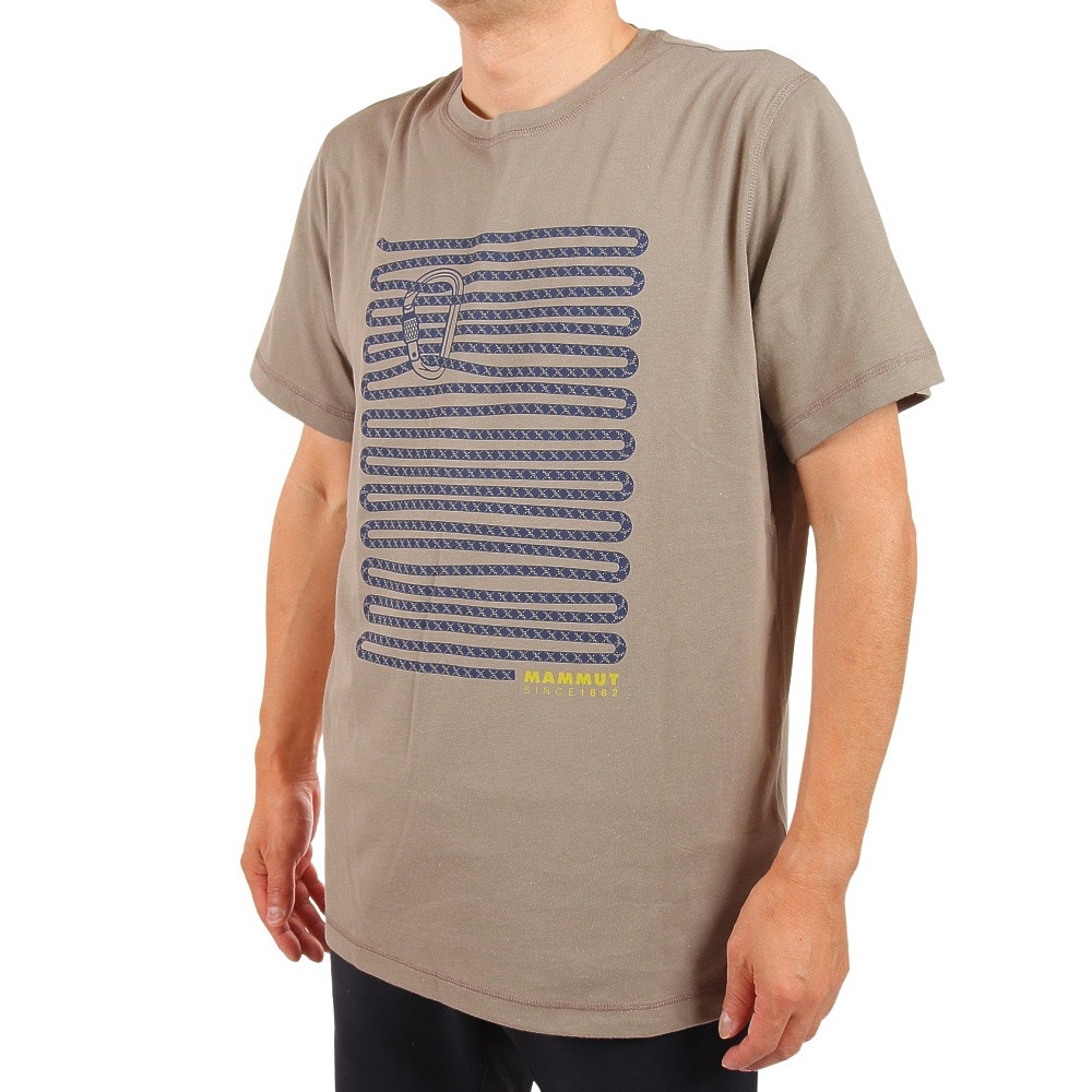 マムート（MAMMUT）（メンズ）半袖 Tシャツ Core Tシャツ ロープ 1017-04040-00384 グレー