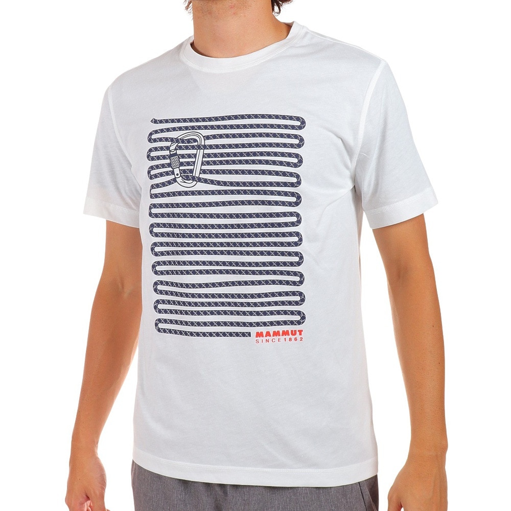 マムート（MAMMUT）（メンズ）半袖 Tシャツ Core Tシャツ ロープ 1017-04040-0243 ホワイト