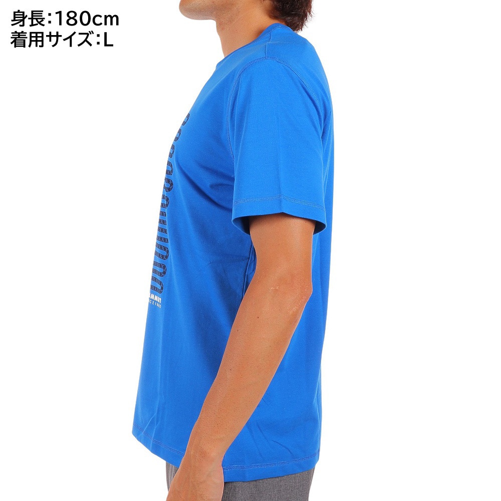 マムート（MAMMUT）（メンズ）半袖Tシャツ Mammut Core シャツ Rope 1017-04040-5072 ブルー トップス クルーネック 速乾