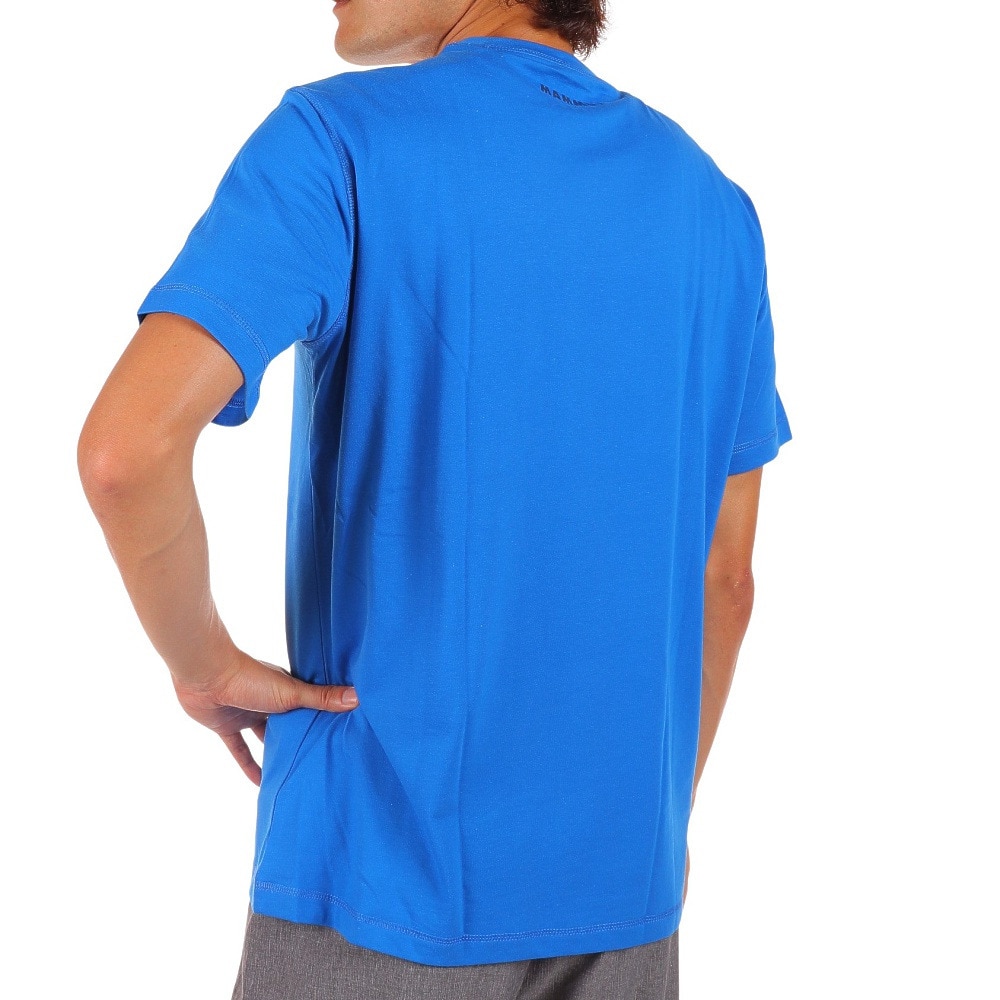 マムート（MAMMUT）（メンズ）半袖Tシャツ Mammut Core シャツ Rope 1017-04040-5072 ブルー トップス クルーネック 速乾