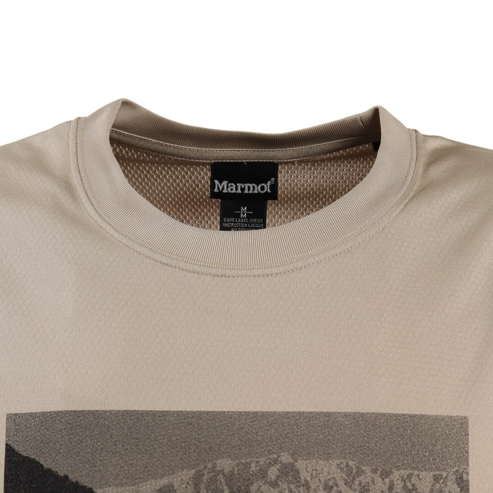 マーモット（Marmot）（メンズ）半袖Tシャツ Mountain Photo TOMTJA80XB CNO チノ ベージュ