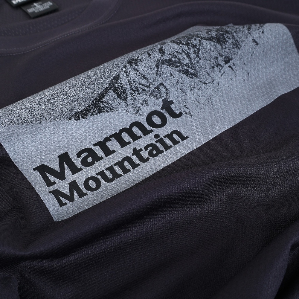 マーモット（Marmot）（メンズ）半袖Tシャツ Mountain Photo TOMTJA80XB DGY ダークグレー 