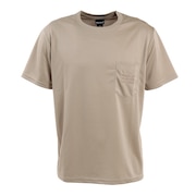 マーモット（Marmot）（メンズ）半袖Tシャツ ポケットロゴ チノ TOMTJA81XB CNO ベージュ トップス 吸水速乾 抗菌 防臭 UVカット