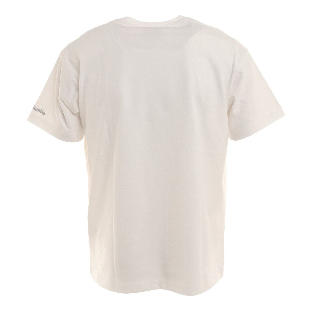 コロンビア｜半袖Tシャツ サンシャインクリークショートスリーブTシャツ PM0916 100 ホワイト 白 UVカット - アウトドア ・キャンプ用品はエルブレス