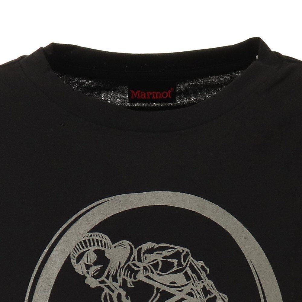 マーモット（Marmot）（メンズ）半袖Tシャツ バックカントリーハーフスリーブクルー TOMQJA54 BK ブラック トップス 速乾 消臭