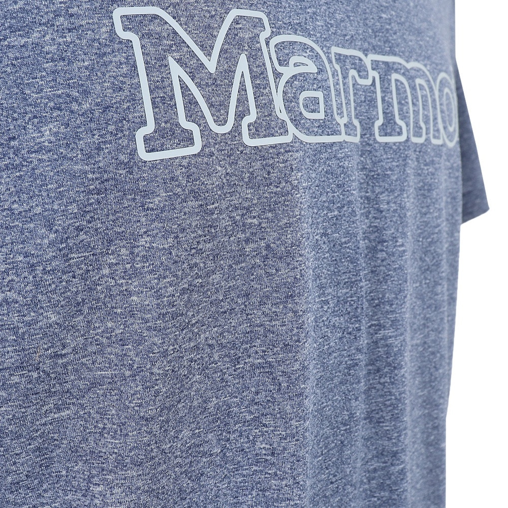 マーモット｜マーモット（Marmot）（メンズ）ヘザーロゴ半袖Tシャツ TOMRJA54 SNV トップス カジュアル アウトドア スポーツ  UVカット 登山 アウトドア・キャンプ用品はエルブレス
