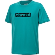 マーモット（Marmot）（メンズ）半袖Tシャツ スクエアロゴハーフスリーブティー TOMRJA51 GRG グリーン トップス UVカット