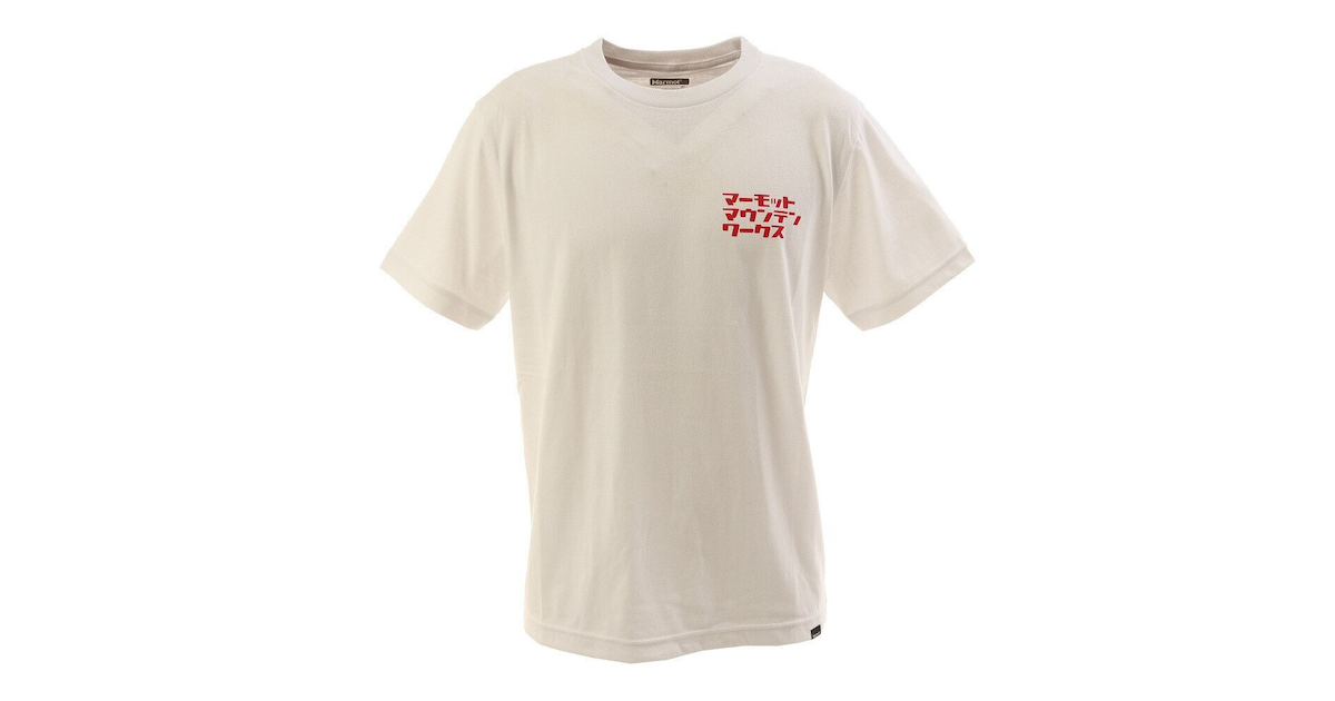 マーモット｜半袖Tシャツ ティーシャツ マウンテンワークスハーフスリーブクルー TOMQJA58 WH トップス カジュアル アウトドア - アウトドア ・キャンプ用品はエルブレス