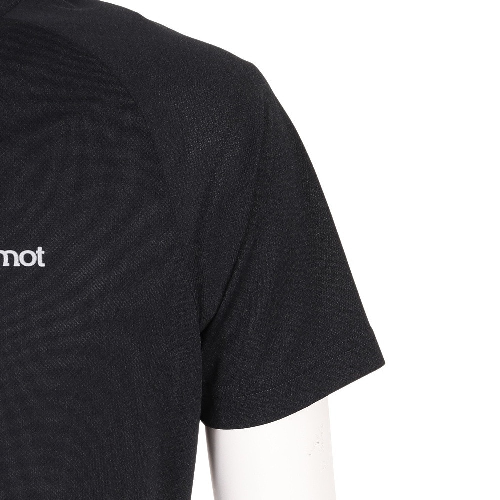 マーモット（Marmot）（メンズ）半袖Tシャツ アセントハーフスリーブティーシャツ TOMRJA40 BK アウトドア・キャンプ用品はエルブレス