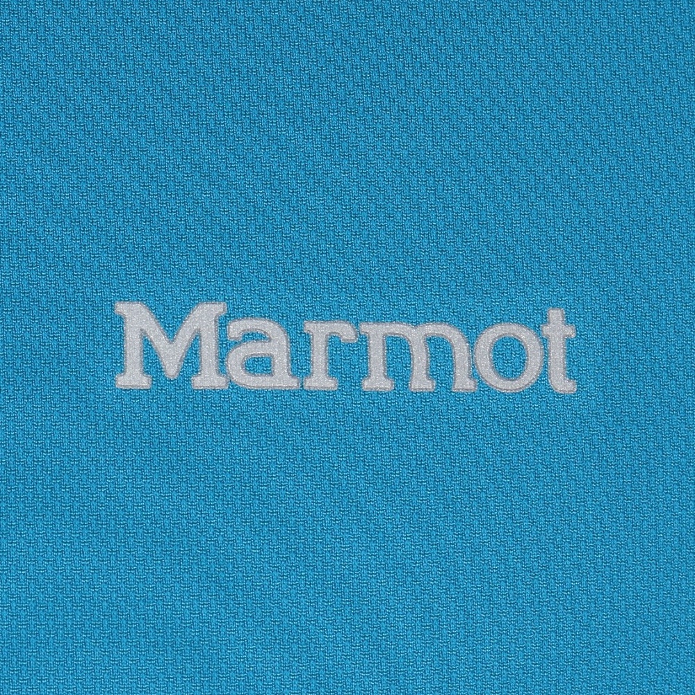 マーモット（Marmot）（メンズ）半袖Tシャツ アセントハーフスリーブティーシャツ TOMRJA40 TTL トップス カジュアル アウトドア UVカット ロゴ 吸水速乾