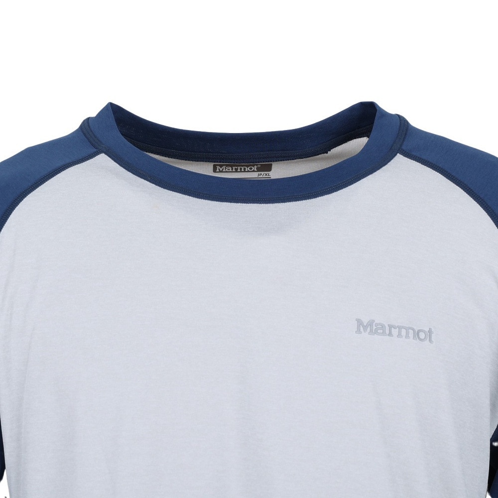 マーモット（Marmot）（メンズ）長袖Tシャツ サンスクリーンロングスリーブティー TOMRJB41 LGHM トップス カジュアル アウトドア UVカット