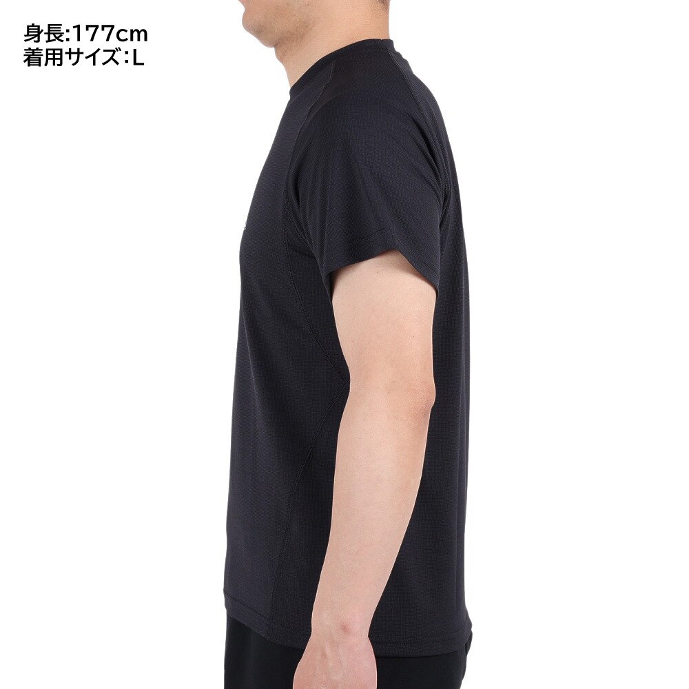 ロジャーエーガー（ROGER EGGER）（メンズ）半袖Tシャツ VIATEXスムース ショートスリーブTシャツ RE2SUK561008BLK ブラック