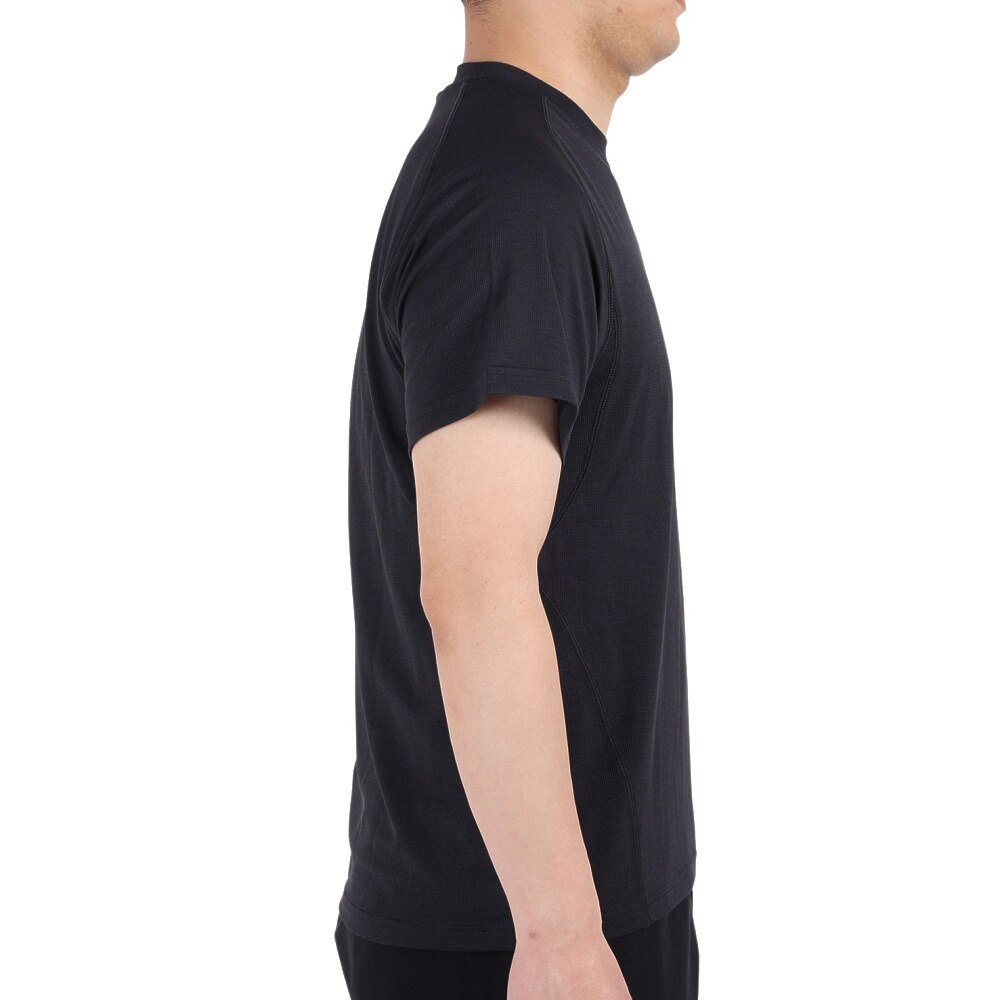 ロジャーエーガー（ROGER EGGER）（メンズ）半袖Tシャツ VIATEXスムース ショートスリーブTシャツ RE2SUK561008BLK ブラック