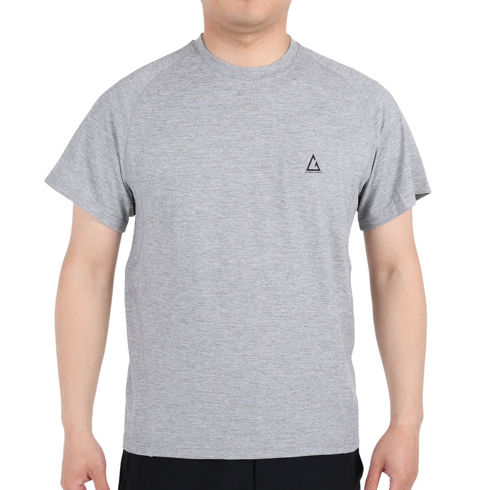 ロジャーエーガー（ROGER EGGER）（メンズ）半袖Tシャツ VIATEXスムース ショートスリーブTシャツ RE2SUK561008GRY グレー