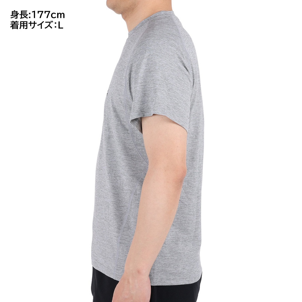 ロジャーエーガー（ROGER EGGER）（メンズ）半袖Tシャツ VIATEXスムース ショートスリーブTシャツ RE2SUK561008GRY グレー