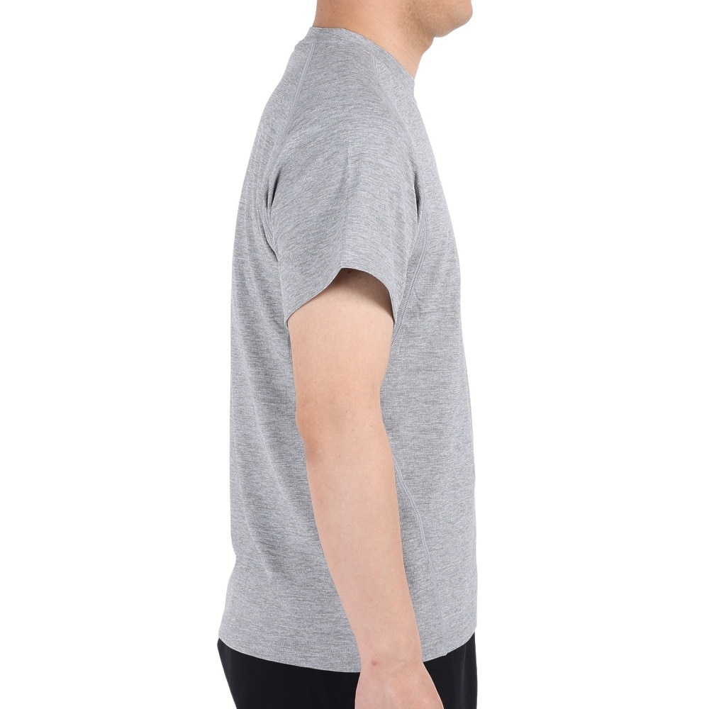 ロジャーエーガー（ROGER EGGER）（メンズ）半袖Tシャツ VIATEXスムース ショートスリーブTシャツ RE2SUK561008GRY グレー