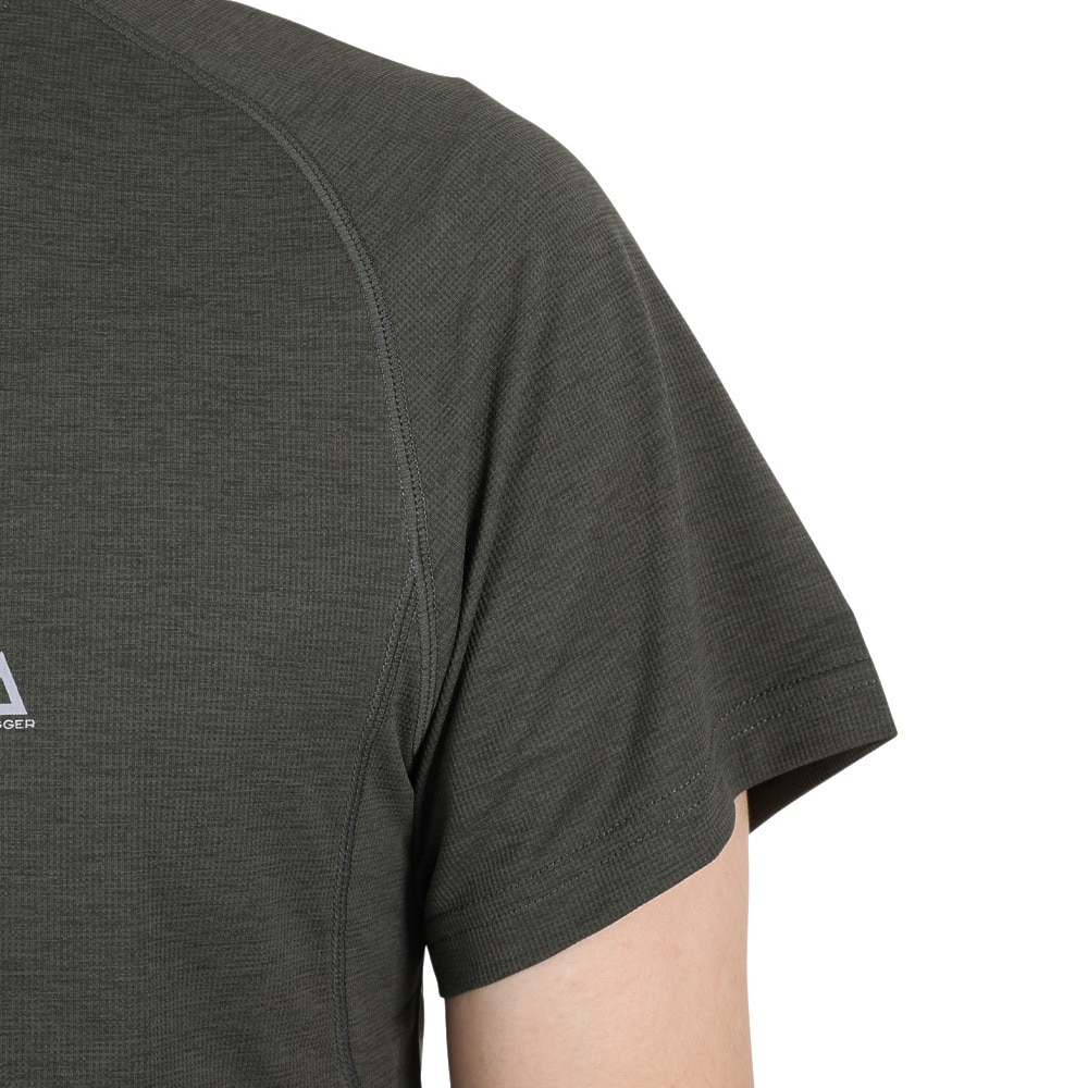 ロジャーエーガー（ROGEREGGER）（メンズ）スイスブランド UV Cut 吸汗速乾 撥水 半袖Tシャツ RE2SUK561008OLV オリーブ★★★
