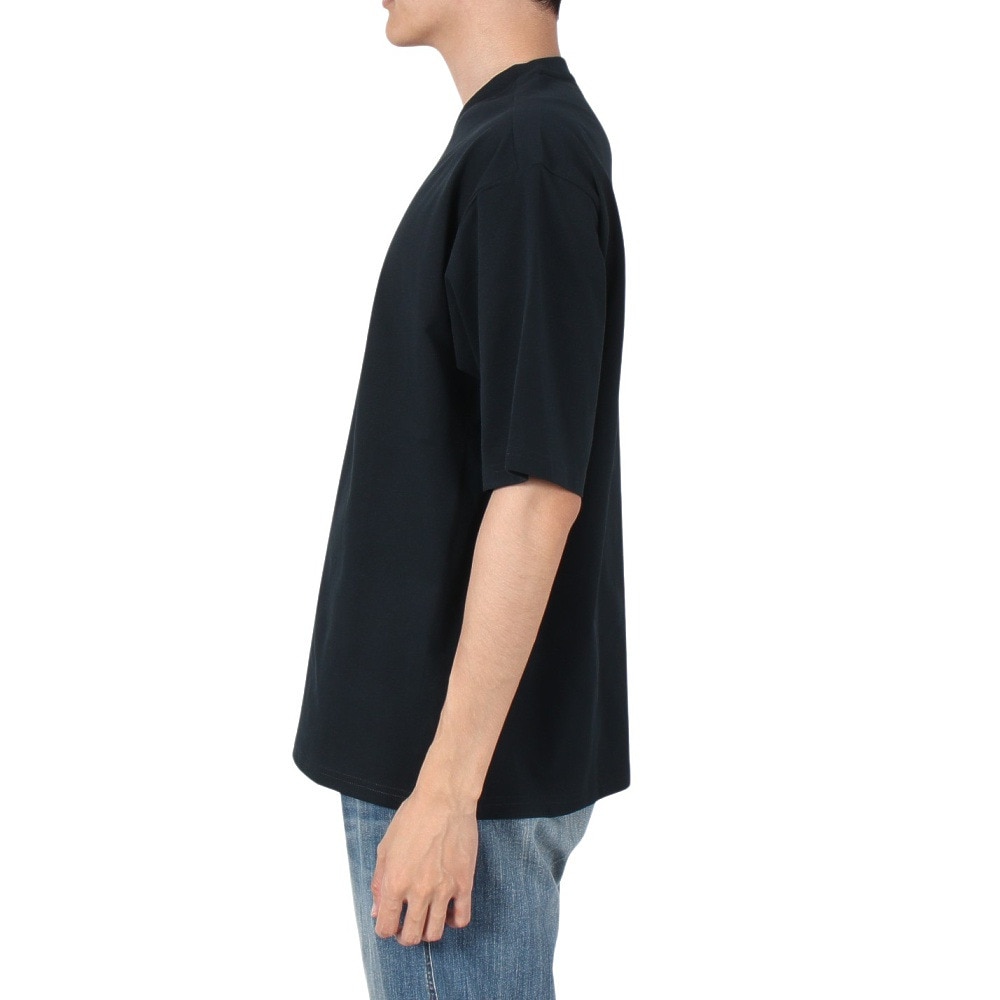 ロジャーエーガー（ROGER EGGER）（メンズ）半袖Tシャツ AIRY LOGO Tシャツ RE2SUK561013BLK