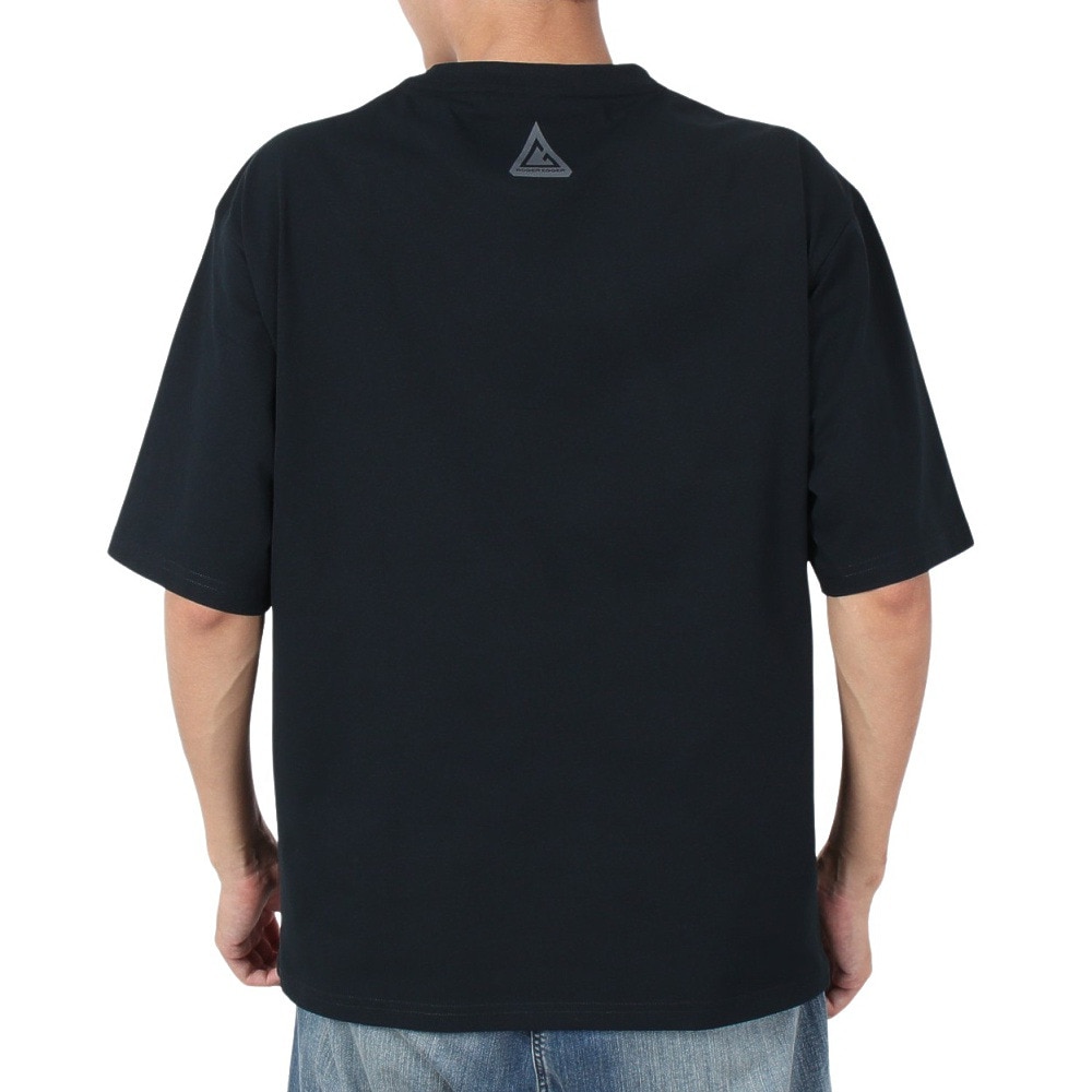 ロジャーエーガー（ROGER EGGER）（メンズ）半袖Tシャツ AIRY LOGO Tシャツ RE2SUK561013BLK