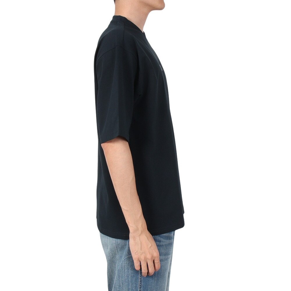 ロジャーエーガー（ROGER EGGER）（メンズ）半袖Tシャツ AIRY LOGO Tシャツ RE2SUK561013BLK