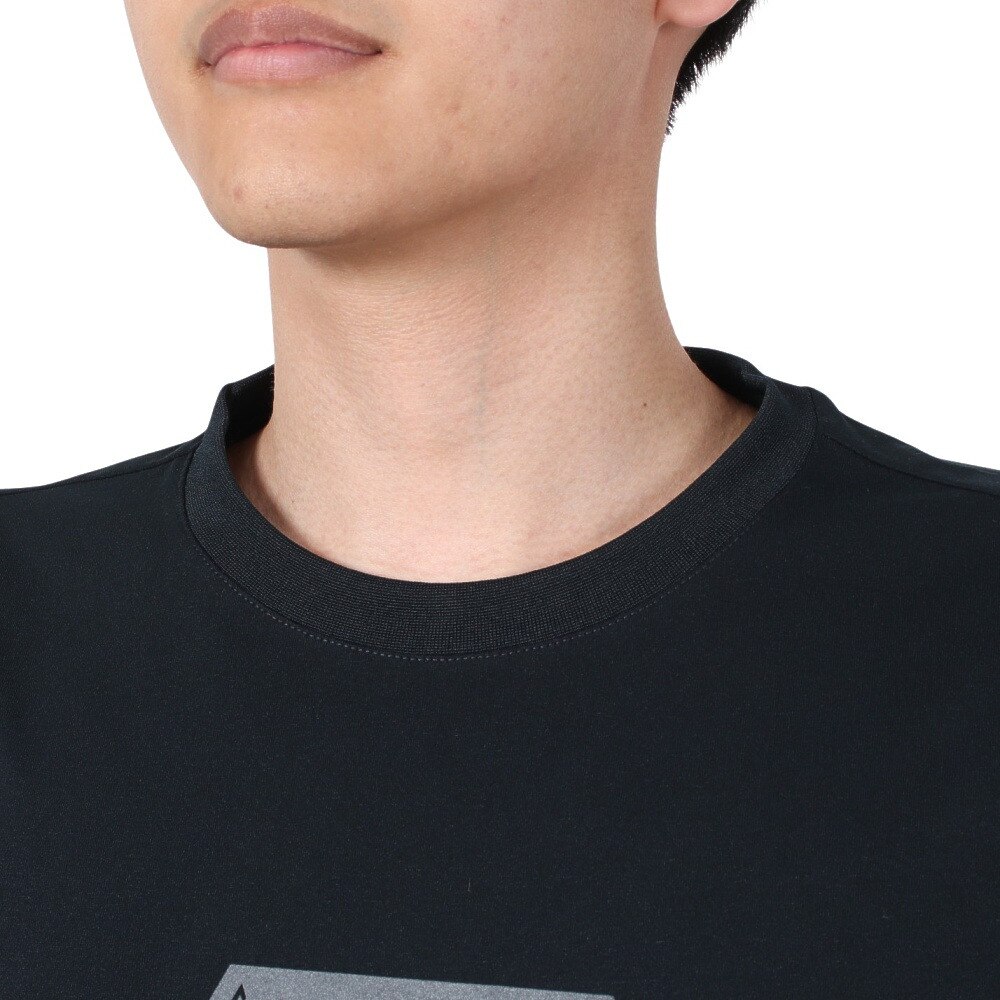 ロジャーエーガー（ROGER EGGER）（メンズ）半袖Tシャツ AIRY LOGO Tシャツ RE2SUK561013BLK