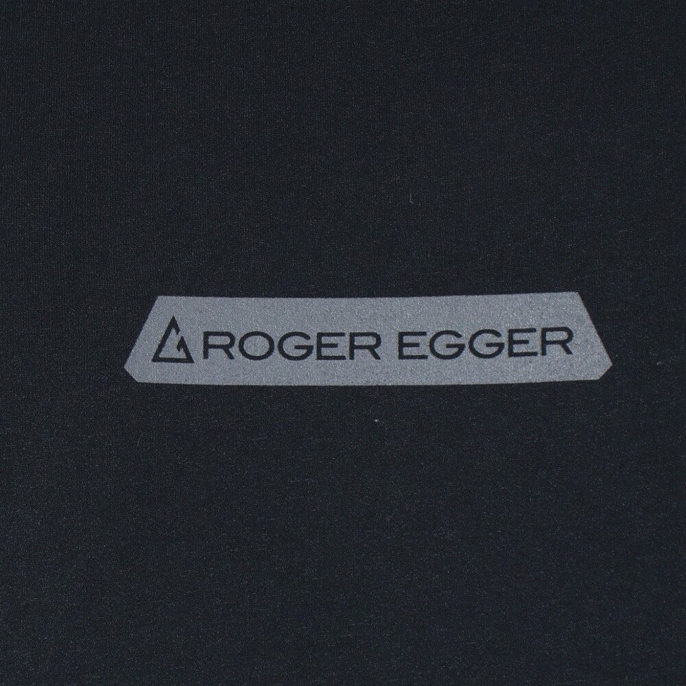 ロジャーエーガー（ROGEREGGER）（メンズ）半袖Tシャツ AIRY LOGO Tシャツ RE2SUK561013BLK