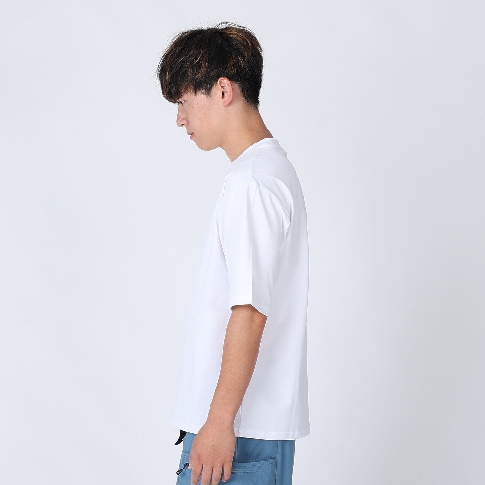 ロジャーエーガー（ROGER EGGER）（メンズ）半袖Tシャツ AIRY LOGO Tシャツ RE2SUK561013WHT