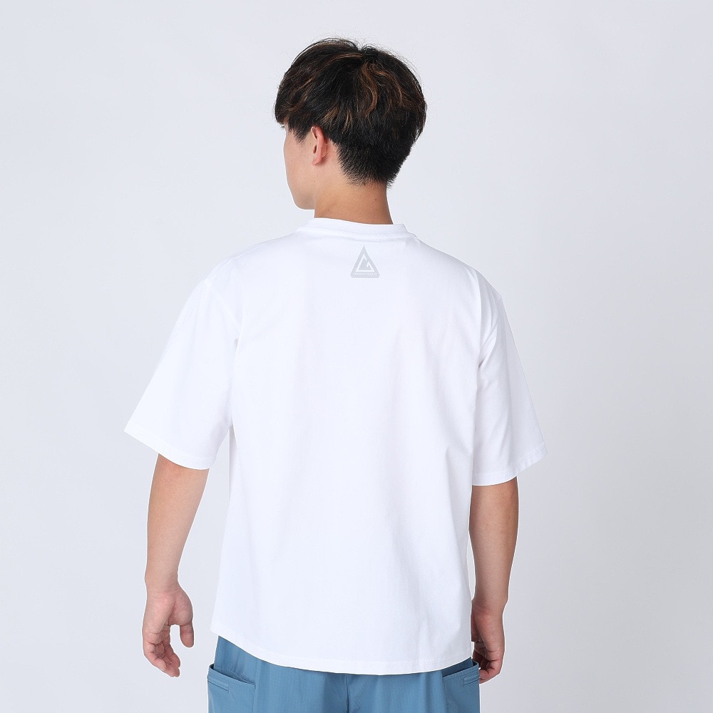 ロジャーエーガー（ROGER EGGER）（メンズ）半袖Tシャツ AIRY LOGO Tシャツ RE2SUK561013WHT