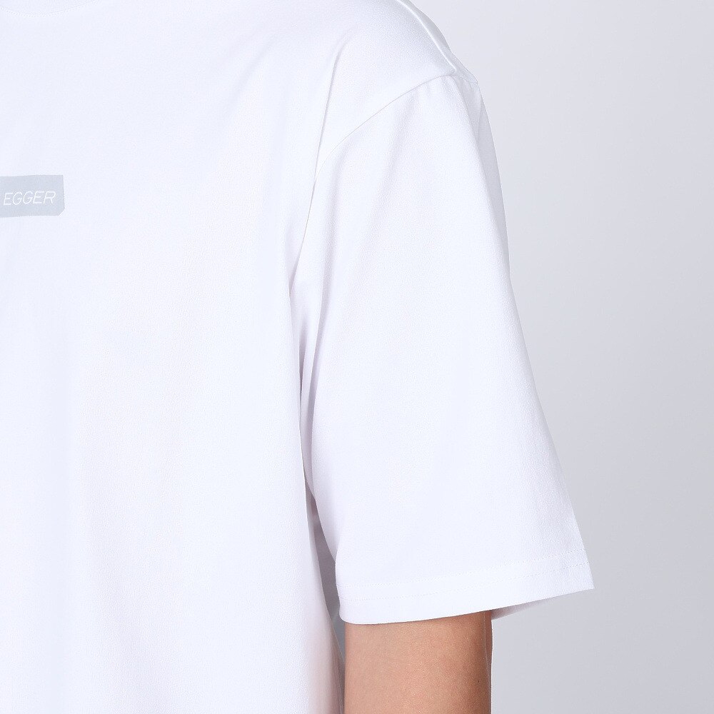 ロジャーエーガー（ROGER EGGER）（メンズ）半袖Tシャツ AIRY LOGO Tシャツ RE2SUK561013WHT