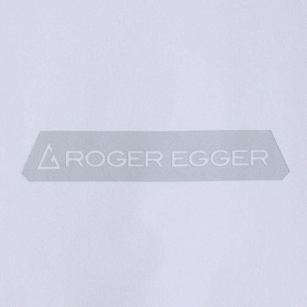 ロジャーエーガー（ROGER EGGER）（メンズ）半袖Tシャツ AIRY LOGO Tシャツ RE2SUK561013WHT