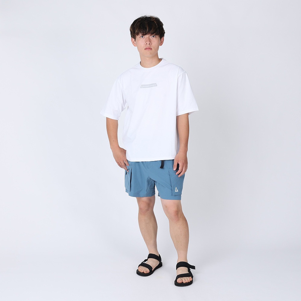 ロジャーエーガー（ROGER EGGER）（メンズ）半袖Tシャツ AIRY LOGO Tシャツ RE2SUK561013WHT