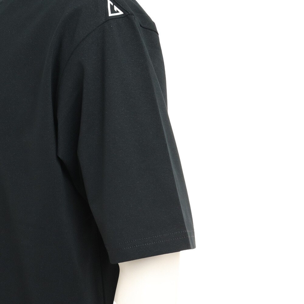 ロジャーエーガー（ROGER EGGER）（メンズ）半袖Tシャツ AIRY LOGO LABEL Tシャツ RE2SUK561014BLK