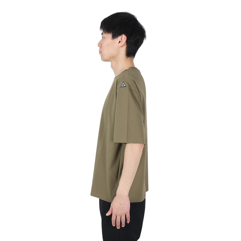 ロジャーエーガー（ROGER EGGER）（メンズ）半袖Tシャツ AIRY LOGO LABEL Tシャツ RE2SUK561014OLV