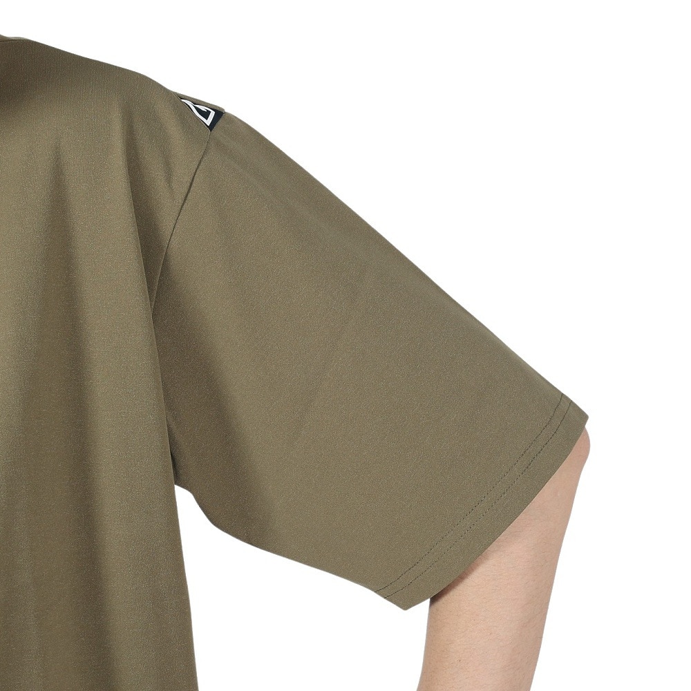 ロジャーエーガー（ROGER EGGER）（メンズ）半袖Tシャツ AIRY LOGO LABEL Tシャツ RE2SUK561014OLV