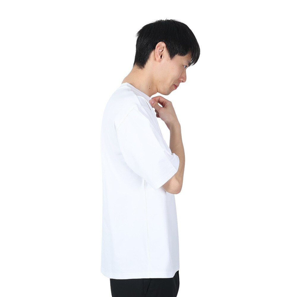 ロジャーエーガー（ROGEREGGER）（メンズ）半袖Tシャツ AIRY LOGO LABEL Tシャツ RE2SUK561014WHT★★★