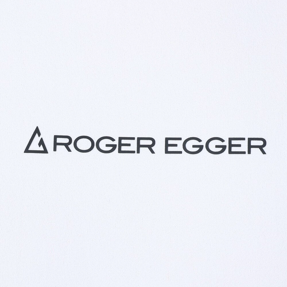 ロジャーエーガー（ROGEREGGER）（メンズ）半袖Tシャツ AIRY LOGO LABEL Tシャツ RE2SUK561014WHT★★★