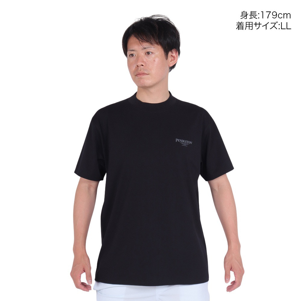 ペンドルトン（PENDLETON）（メンズ）UPF50 速乾 軽量 半袖Tシャツ 水陸両用トップス PDT-000-231049 BLK ブラック