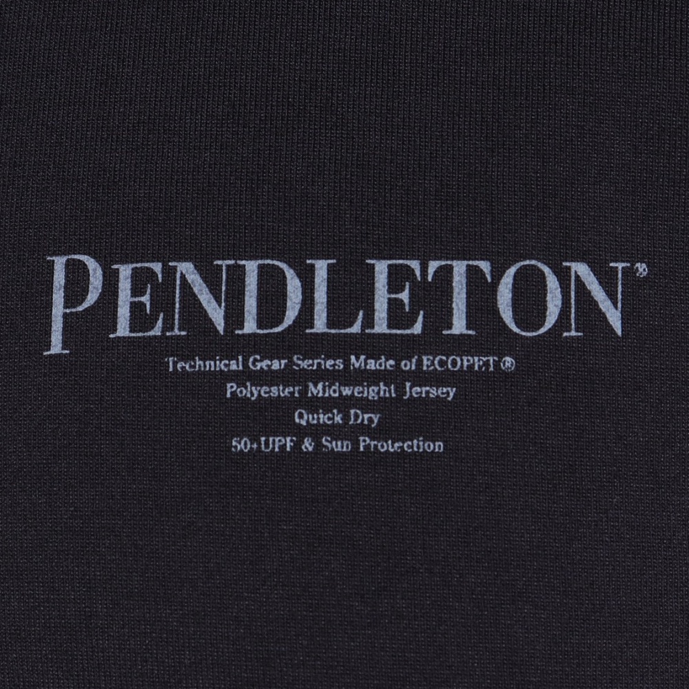 ペンドルトン（PENDLETON）（メンズ）UPF50 速乾 軽量 半袖Tシャツ 水陸両用トップス PDT-000-231049 BLK ブラック