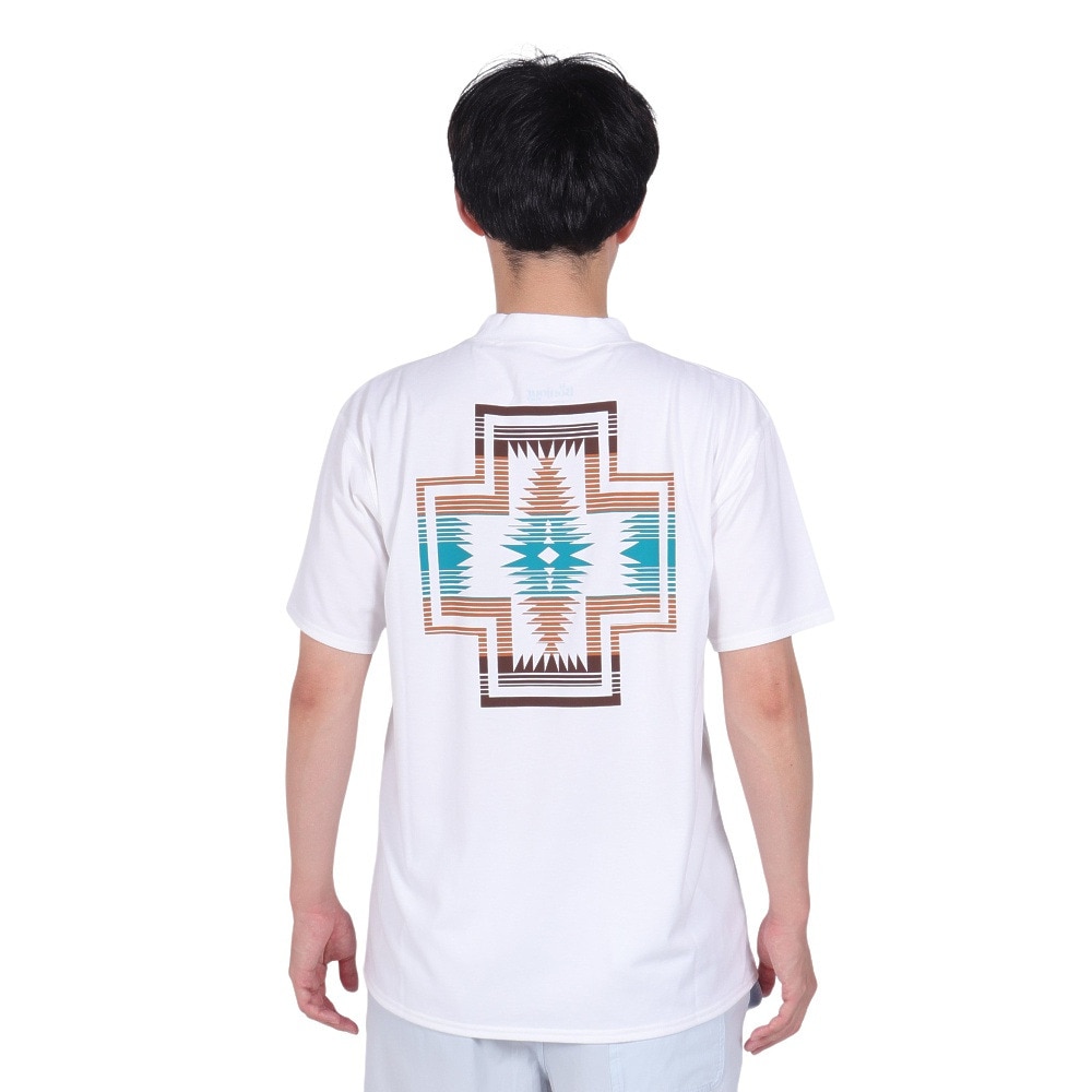 ペンドルトン（PENDLETON）（メンズ）UPF50 速乾 軽量 半袖Tシャツ 水陸両用トップス PDT-000-231049 WHT ホワイト
