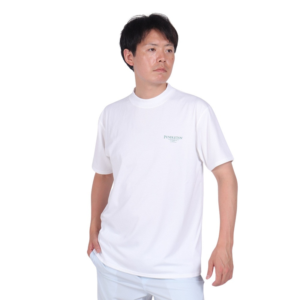 ペンドルトン（PENDLETON）（メンズ）UPF50 速乾 軽量 半袖Tシャツ 水陸両用トップス PDT-000-231049 WHT ホワイト