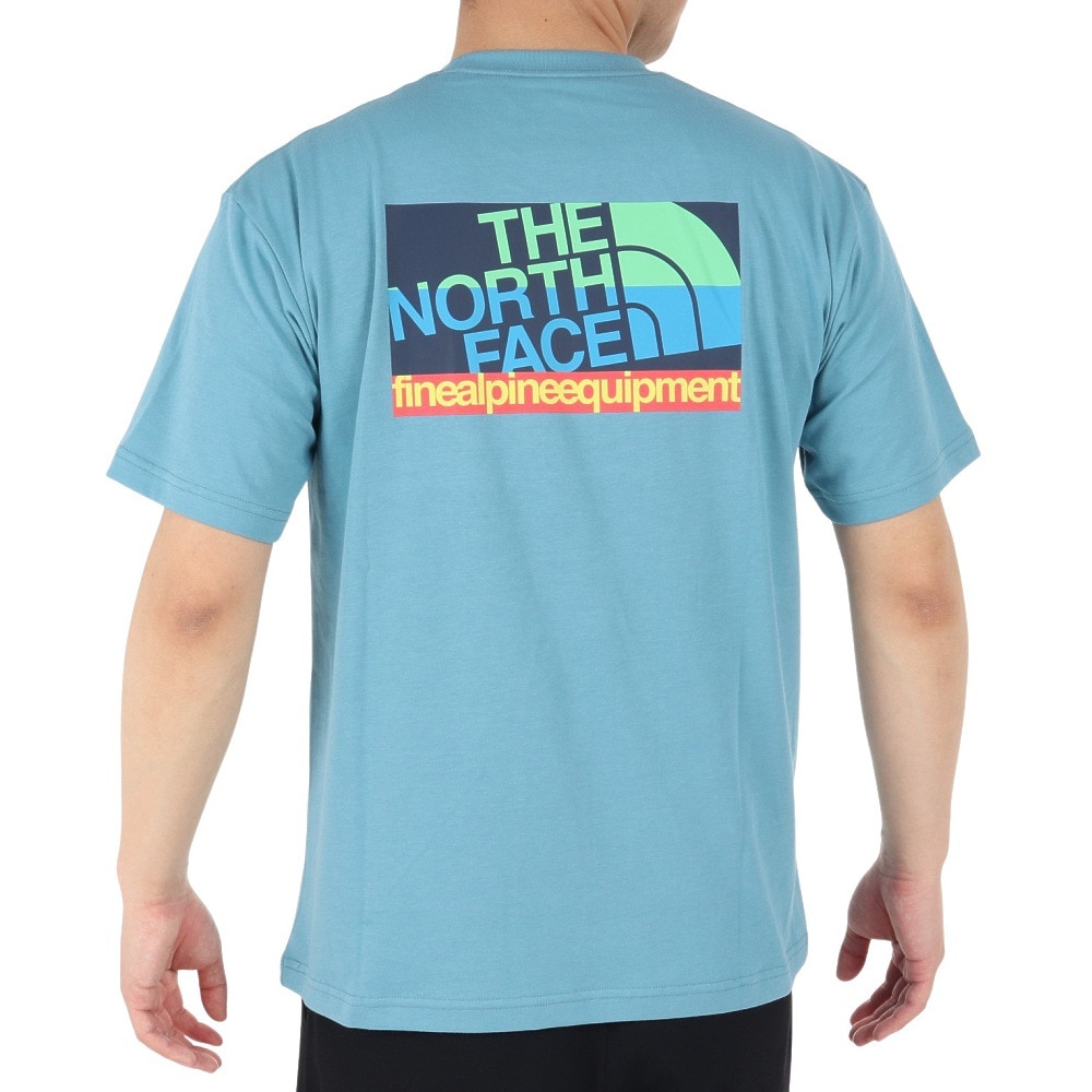 ノースフェイス（THE NORTH FACE）（メンズ）半袖Tシャツ FINE ALPIN EQ Tシャツ NT32333X FW サックス