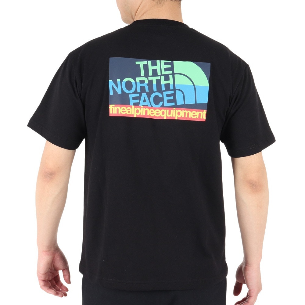 ザ・ノース・フェイス（THE NORTH FACE）（メンズ）Tシャツ 半袖 FINE ALPIN EQ Tシャツ NT32333X 黒 ブラック