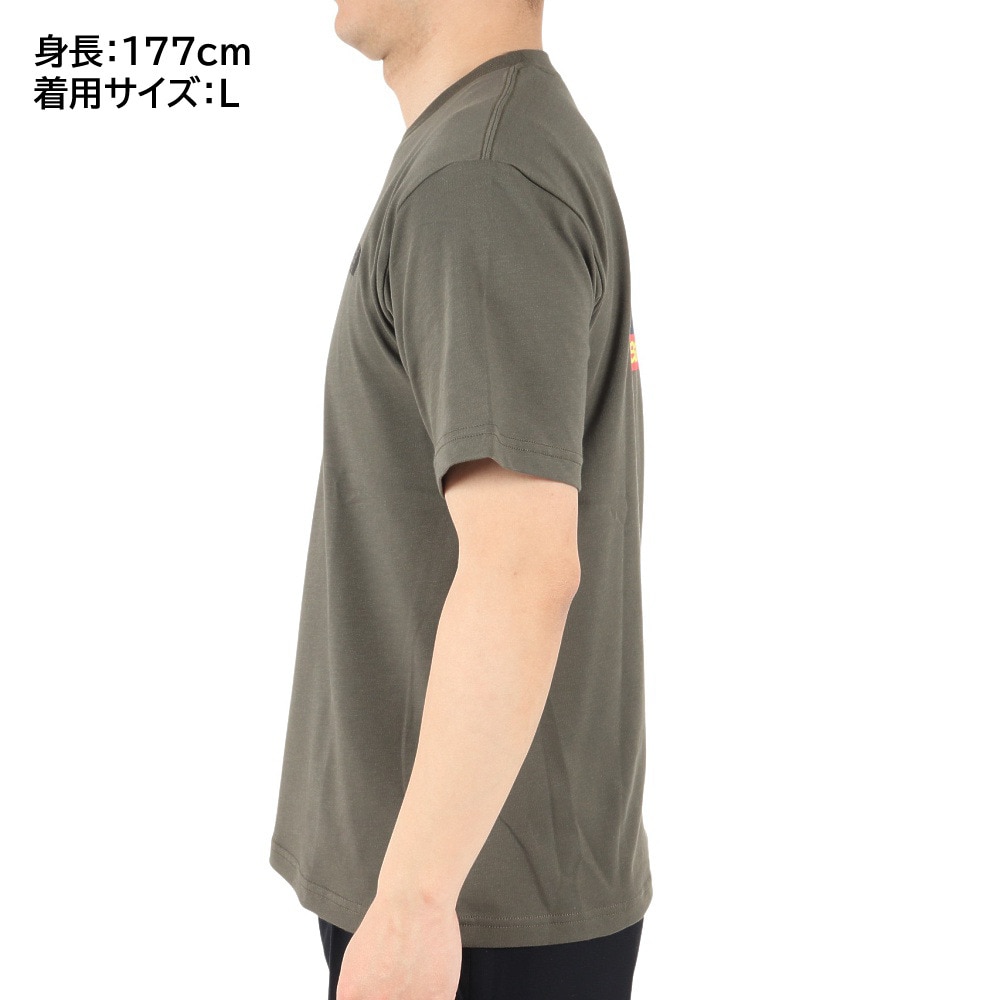 ザ・ノース・フェイス（THE NORTH FACE）（メンズ）半袖Tシャツ FINE ALPIN EQ Tシャツ NT32333X NT カーキ