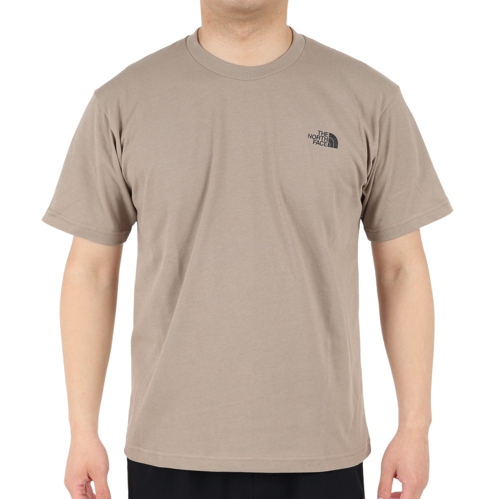 ザ・ノース・フェイス（THE NORTH FACE）（メンズ）半袖Tシャツ FINE ALPIN EQ Tシャツ NT32333X TW ベージュ