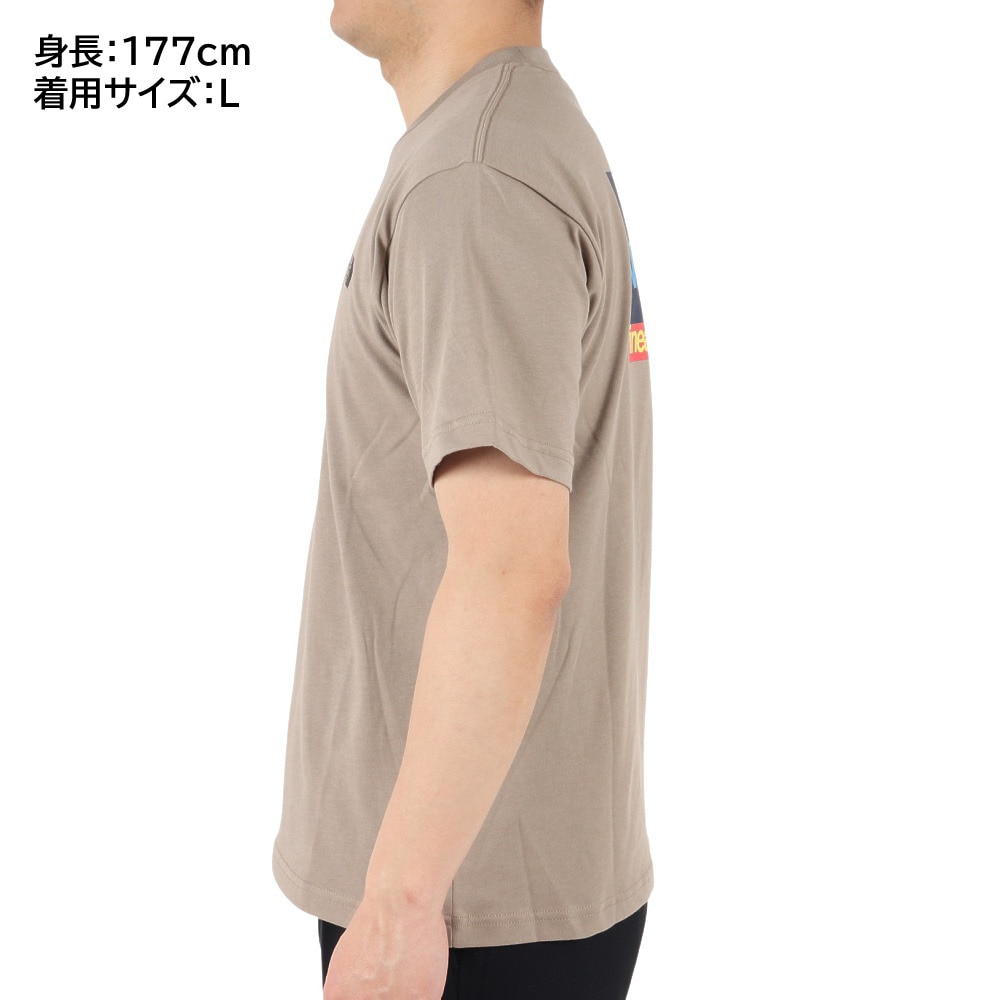 ザ・ノース・フェイス（THE NORTH FACE）（メンズ）半袖Tシャツ FINE ALPIN EQ Tシャツ NT32333X TW ベージュ