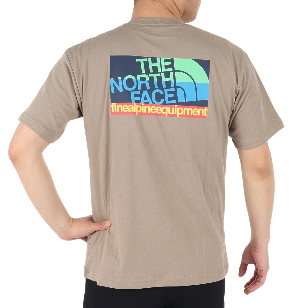 ザ・ノース・フェイス（THE NORTH FACE）（メンズ）半袖Tシャツ FINE ALPIN EQ Tシャツ NT32333X TW ベージュ