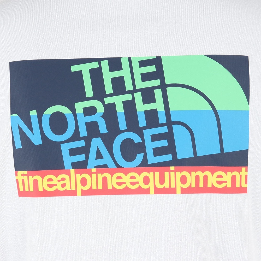 ザ・ノース・フェイス（THE NORTH FACE）（メンズ）Tシャツ 半袖 FINE ALPIN EQ Tシャツ NT32333X 白 ホワイト