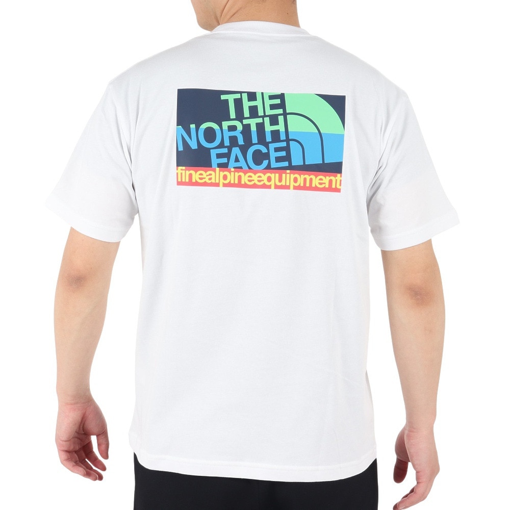 ザ・ノース・フェイス（THE NORTH FACE）（メンズ）Tシャツ 半袖 FINE ALPIN EQ Tシャツ NT32333X 白 ホワイト