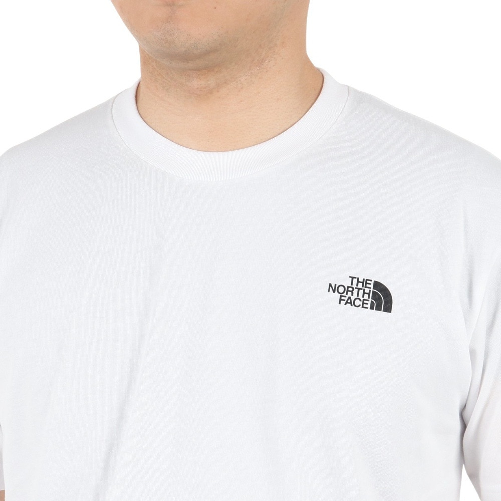 ザ・ノース・フェイス（THE NORTH FACE）（メンズ）Tシャツ 半袖 FINE ALPIN EQ Tシャツ NT32333X 白 ホワイト